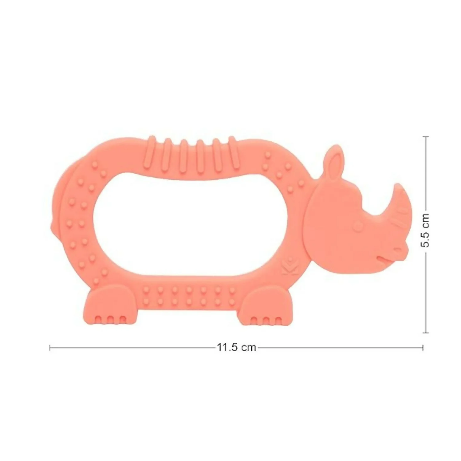 Rhino shaped silicone baby Teether - Image 2