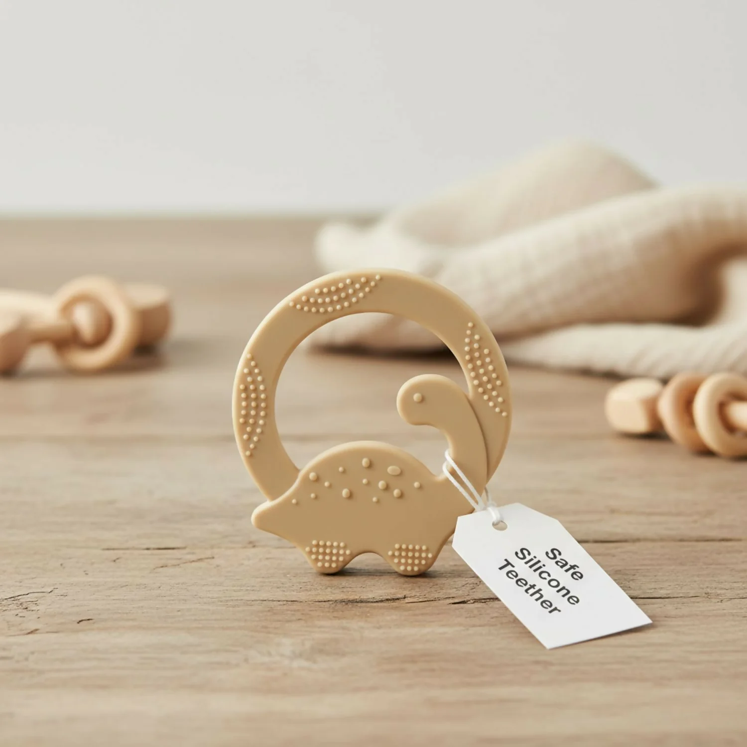 Ring Baby dinosaur shaped Baby teether - Image 3