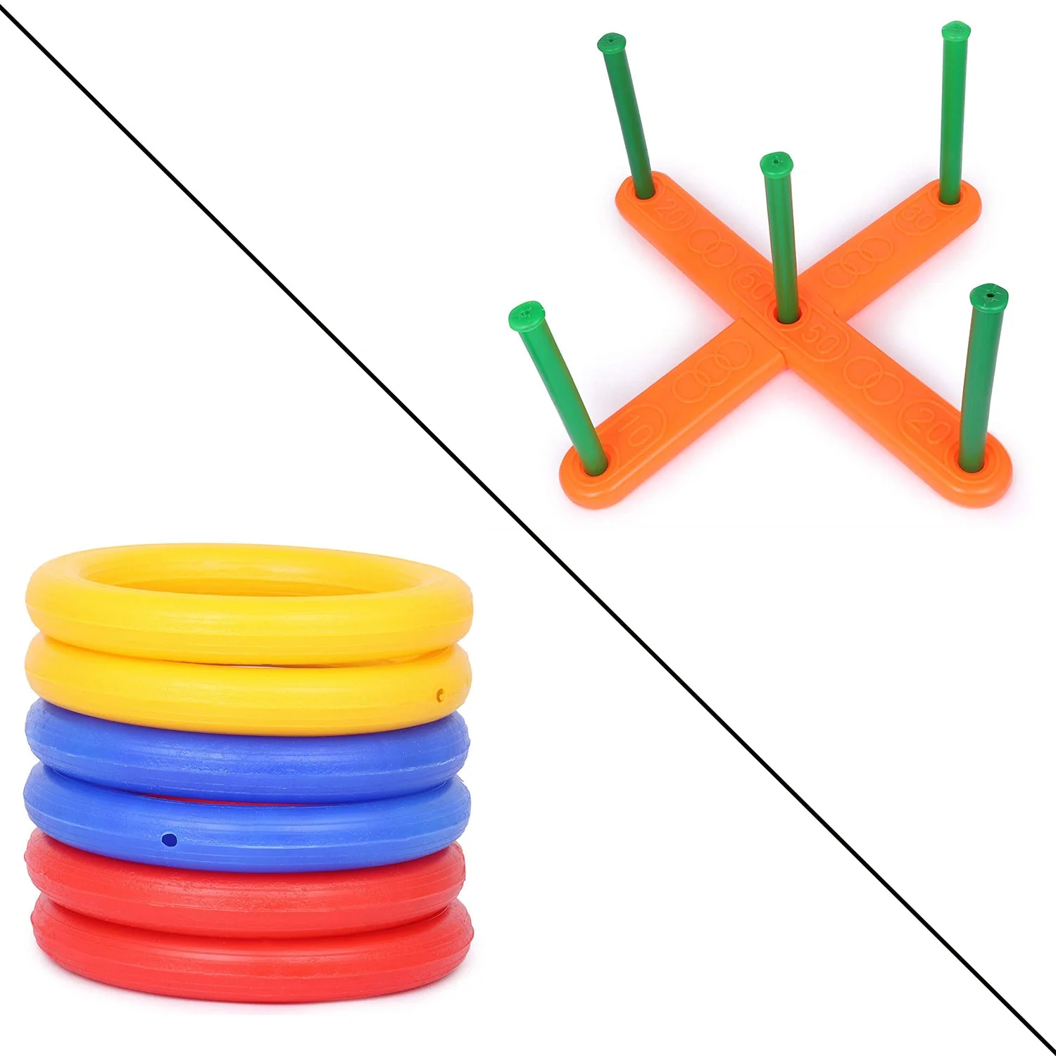 13 Pc Ring Toss Game widely used by children’s and kids for playing - Image 3