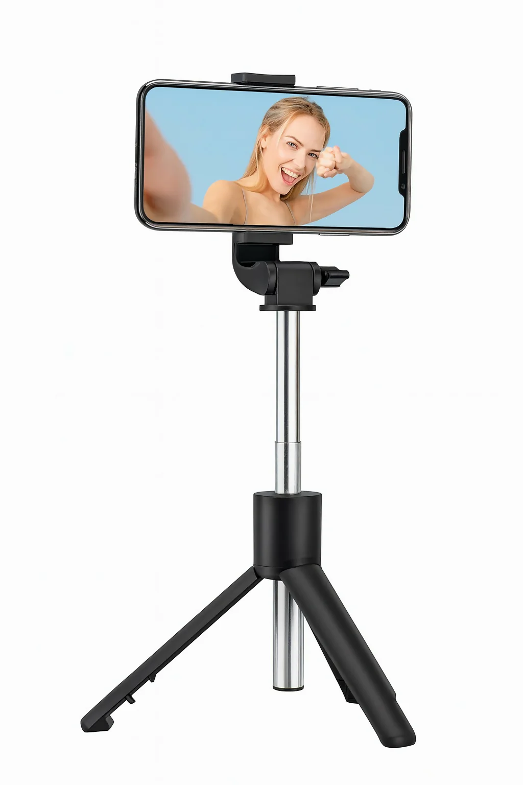 RLS 3-in-1 Selfie Stick Tripod with Detachable Wireless Remote & LED Fill Light for Smartphones – Extendable Portable Selfie Stick Stand with Adjustable Phone Holder for Selfies, Vlogging, Video Calls & Travel - Image 2
