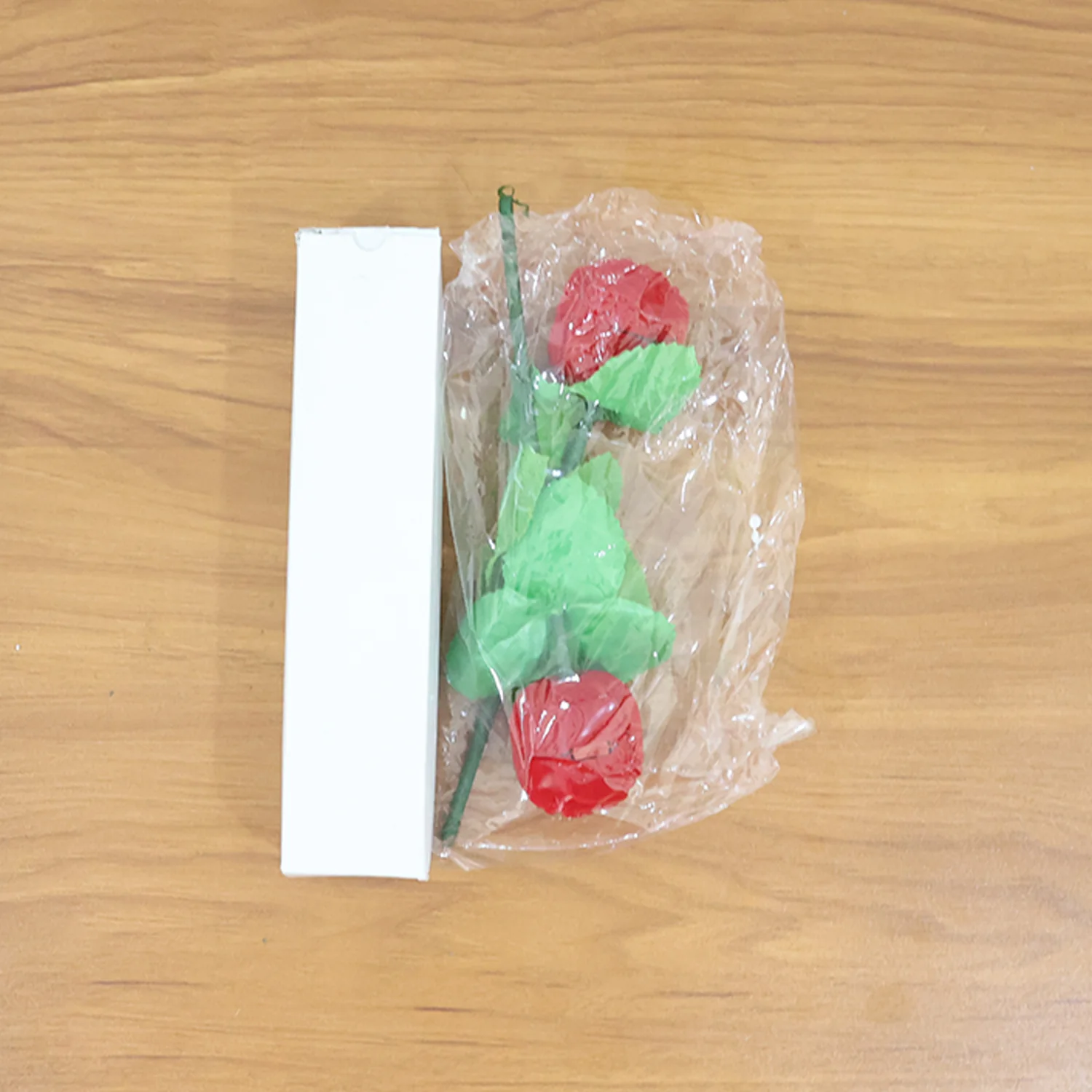 Romantic Artificial Rose Ring Box Stick – 2 Piece Flower Shaped - Image 8