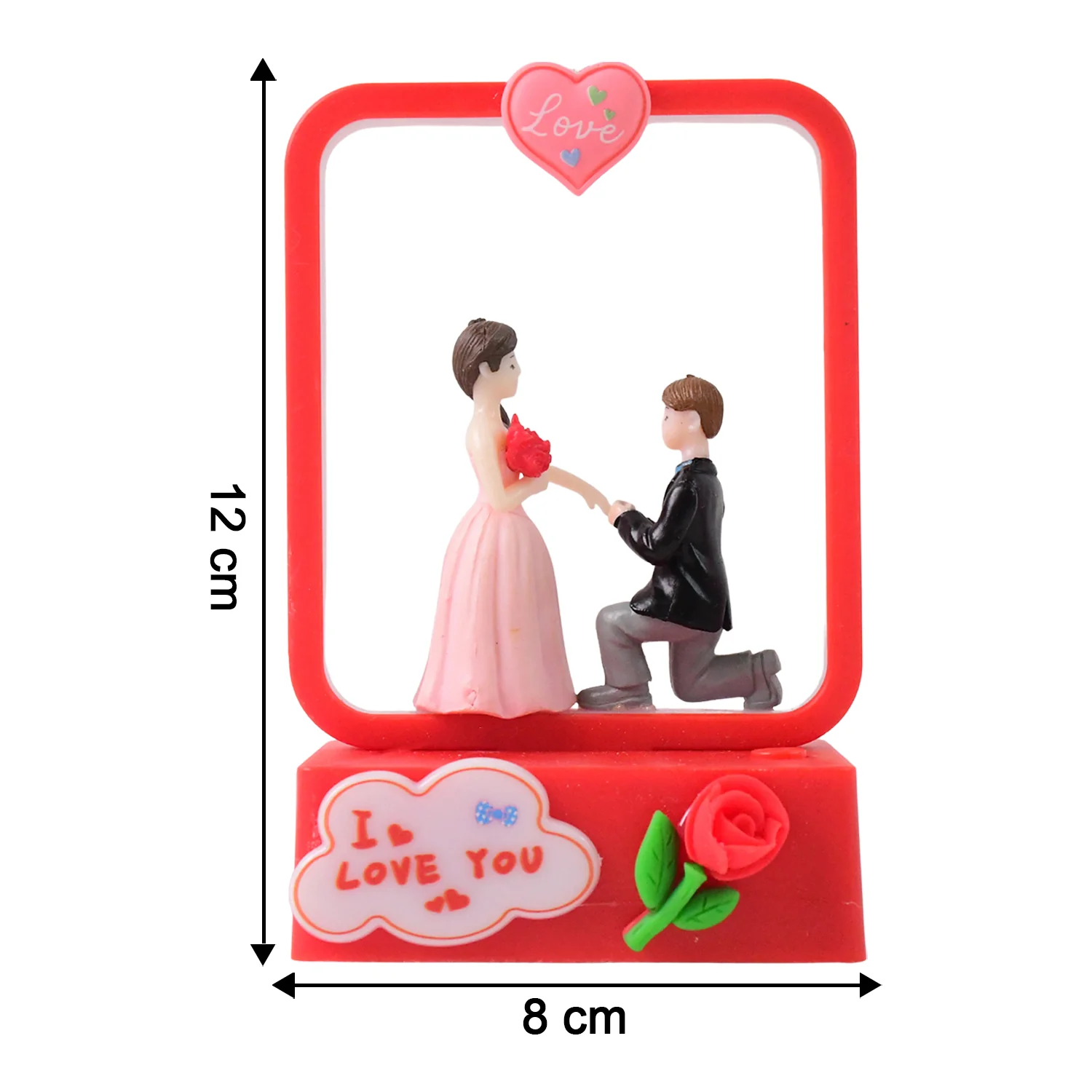 Romantic LED Love Couple Decorative Night Lamp Showpiece (1 Pc) - Image 4