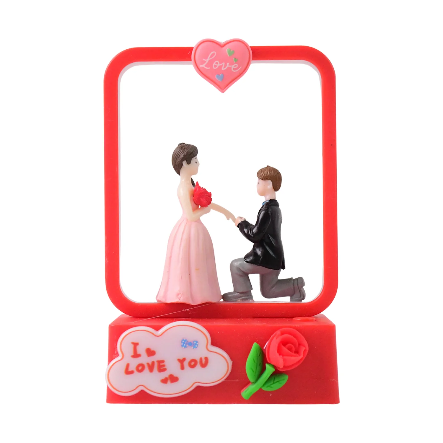 Romantic LED Love Couple Decorative Night Lamp Showpiece (1 Pc) - Image 5