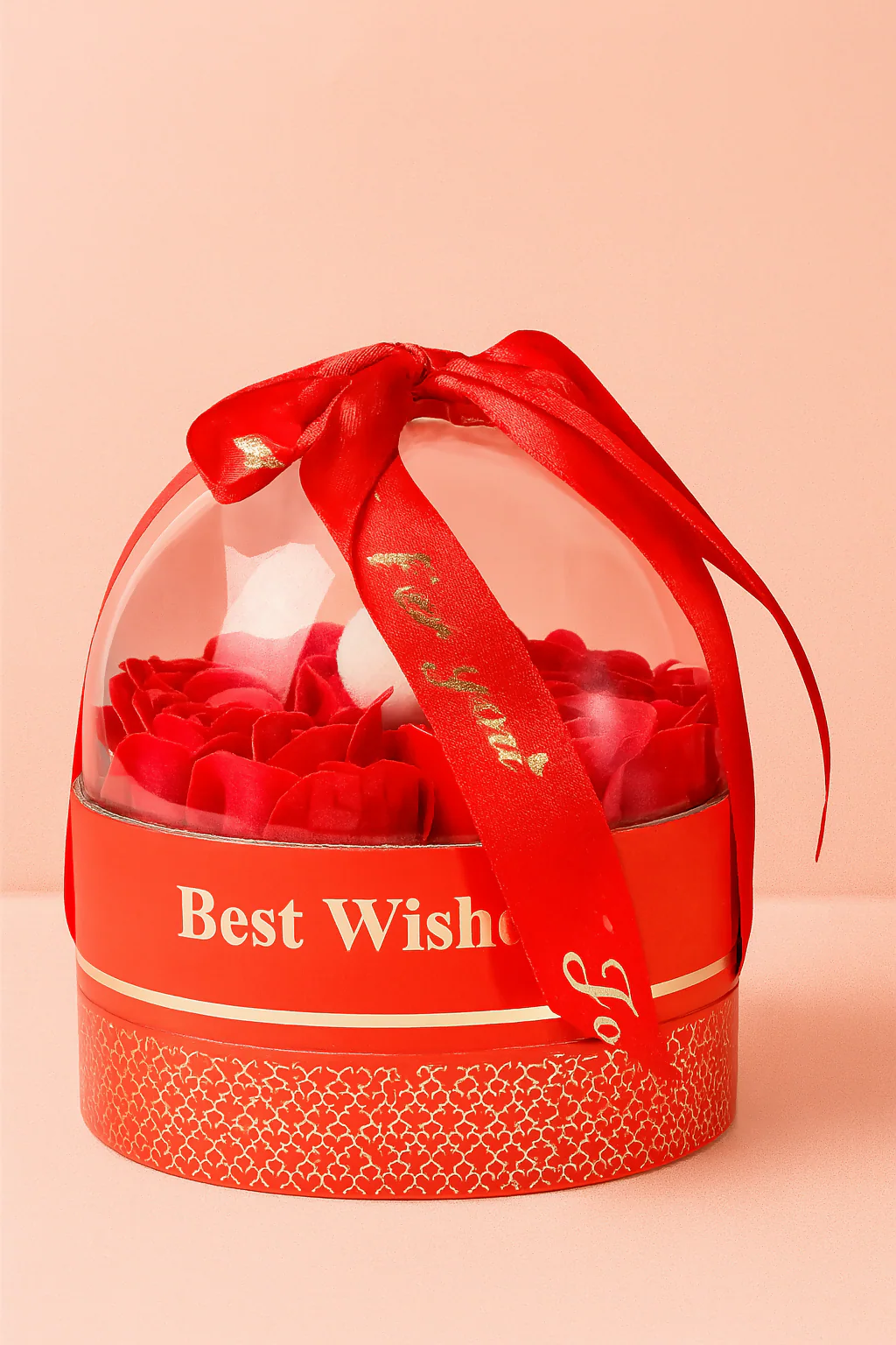 Romantic Red Dome Shaped Gift Box - Image 3