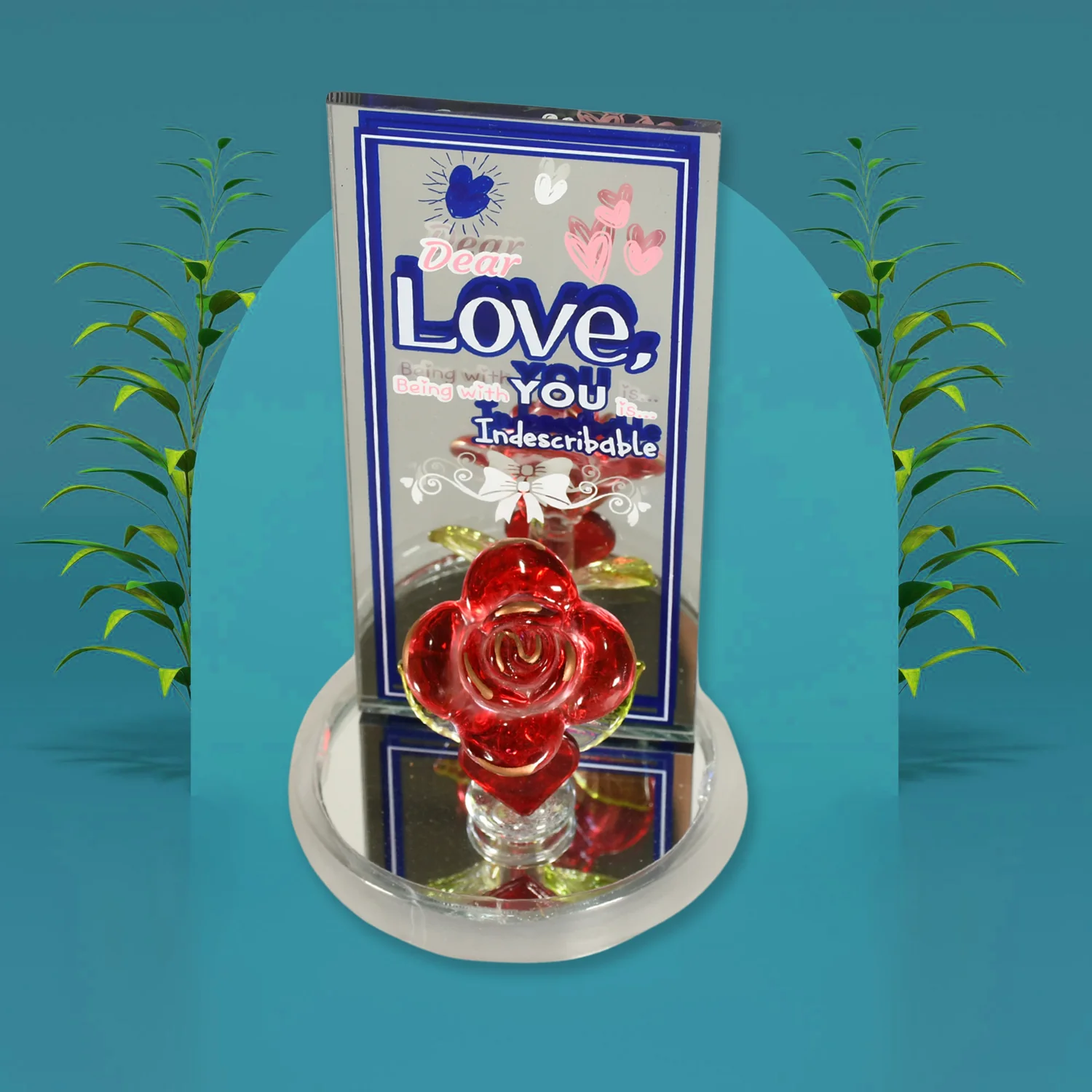 Lovely Rose Showpiece – Romantic Gift Set for All Occasions (1 Pc) - Image 6