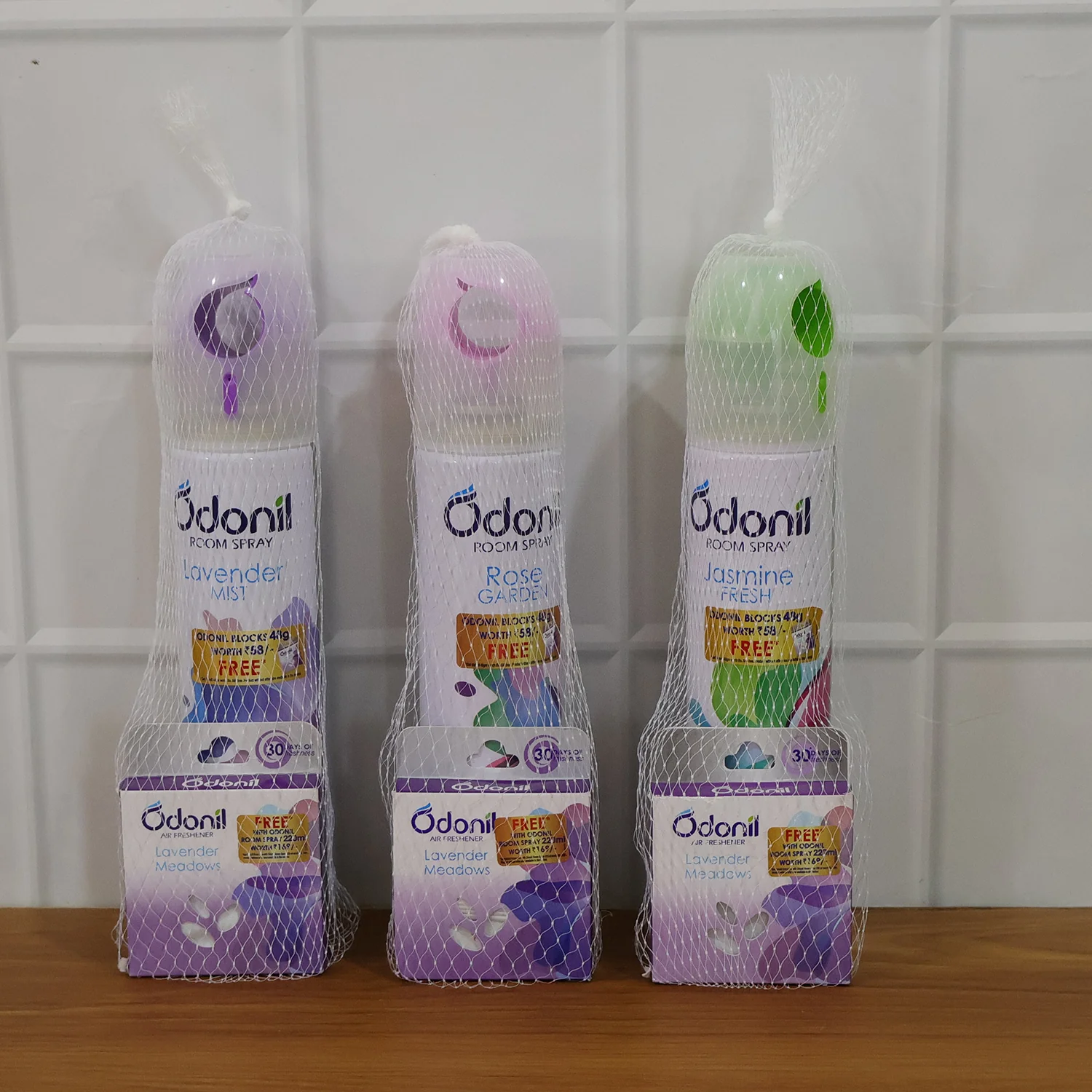 Odonil Room Spray and Air Freshener Blocks Combo Set (1 Set, Mix Fragrance 220 ML) - Image 7