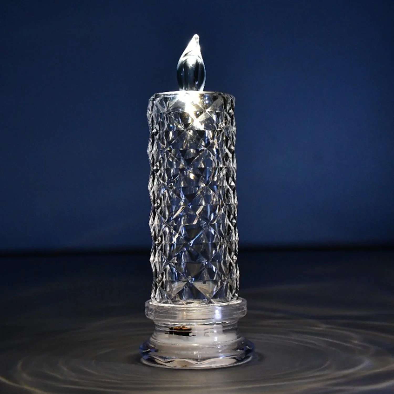 Rose Candles for Home Decoration, Crystal Candle Lights, Diwali - Image 3