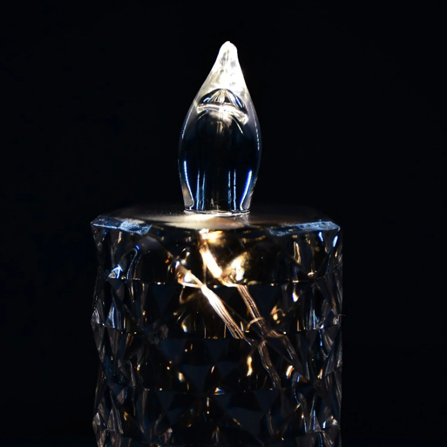Rose Candles for Home Decoration, Crystal Candle Lights, Diwali - Image 4