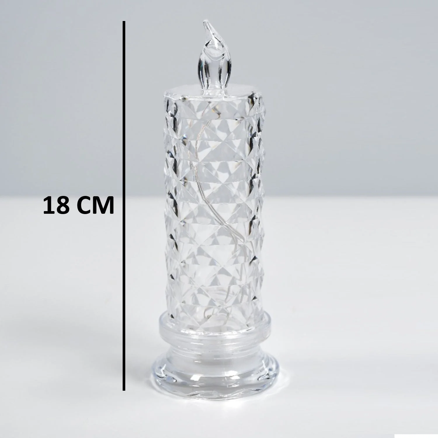 Rose Candles for Home Decoration, Crystal Candle Lights, Diwali - Image 6