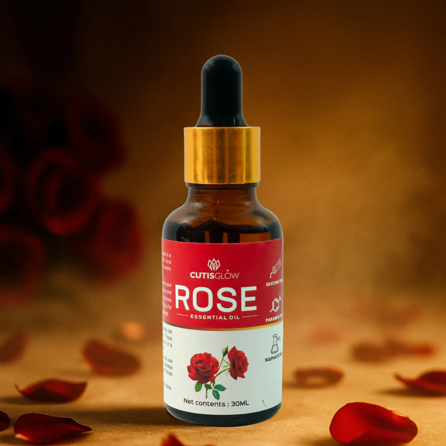 Eyelet Rose Essential Oil – 100% Pure & Natural Aromatherapy Oil 30ml - Image 3