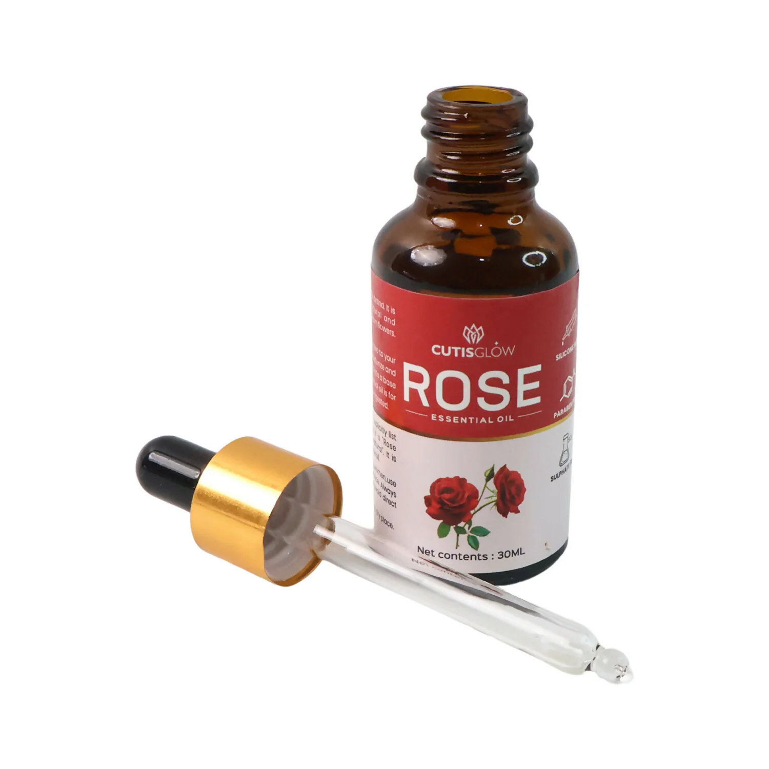 Eyelet Rose Essential Oil – 100% Pure & Natural Aromatherapy Oil 30ml - Image 4