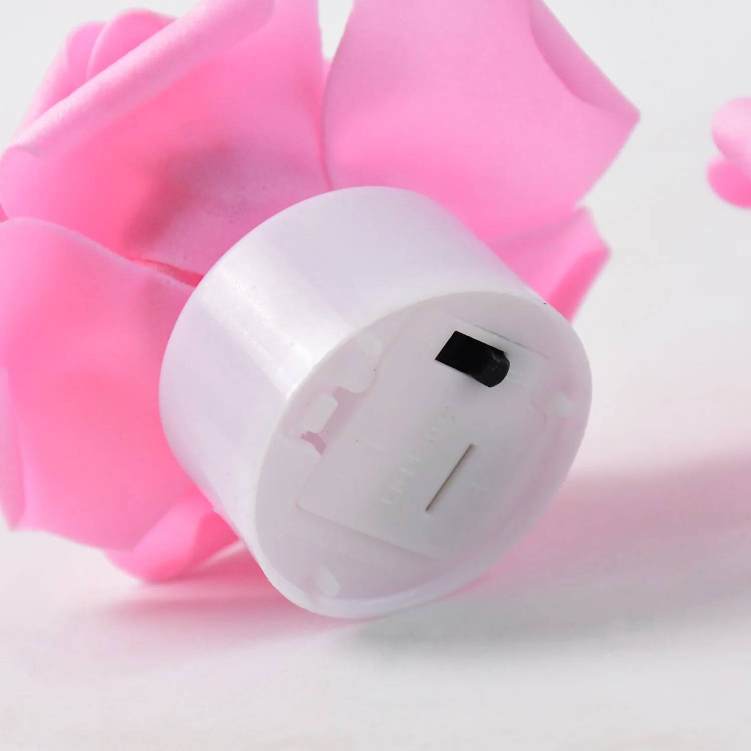 Rose Flower Shaped LED Flickering Tealight Candles (2 Pc) - Image 5