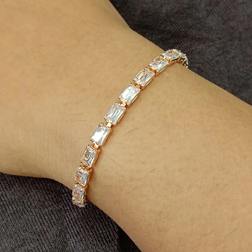 Austrian Stone Chain Bracelet - Image 3