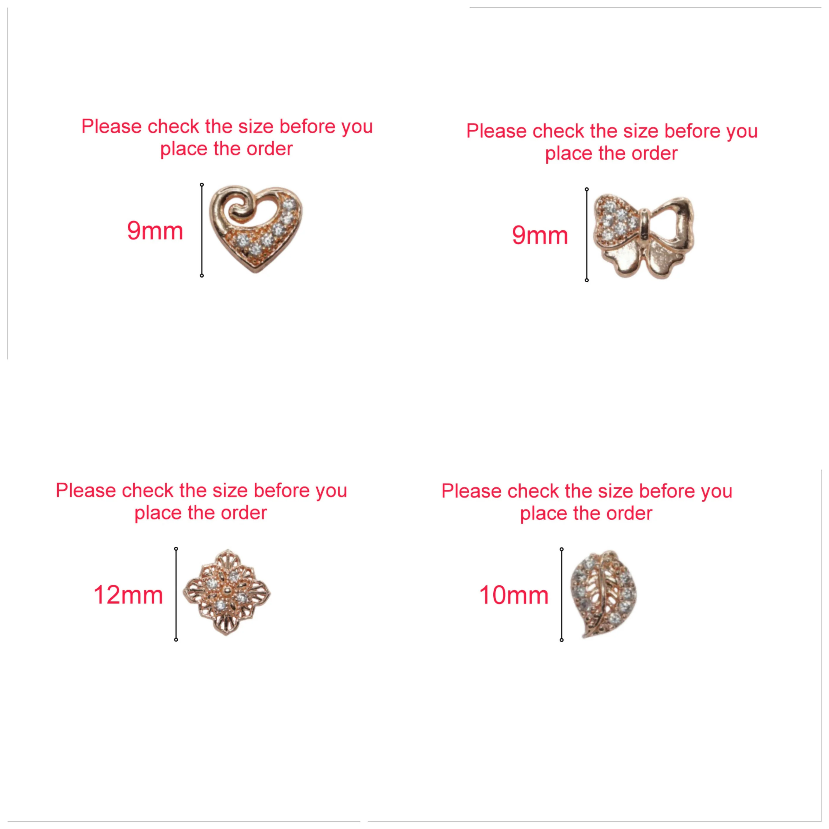 Rose Gold Plated CZ Stud Earrings Combo (4 Pairs) for women and girls - Image 4