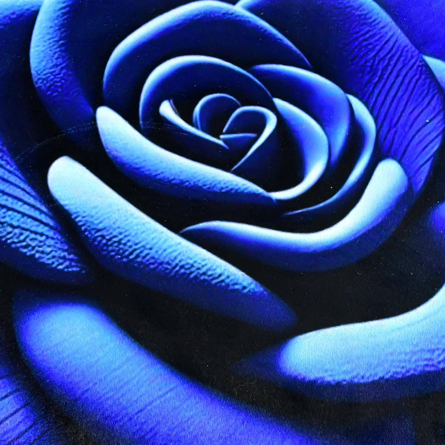Rose Shaped Anti-Slip Velvet Floor Mat - (1 Pc) - Image 3