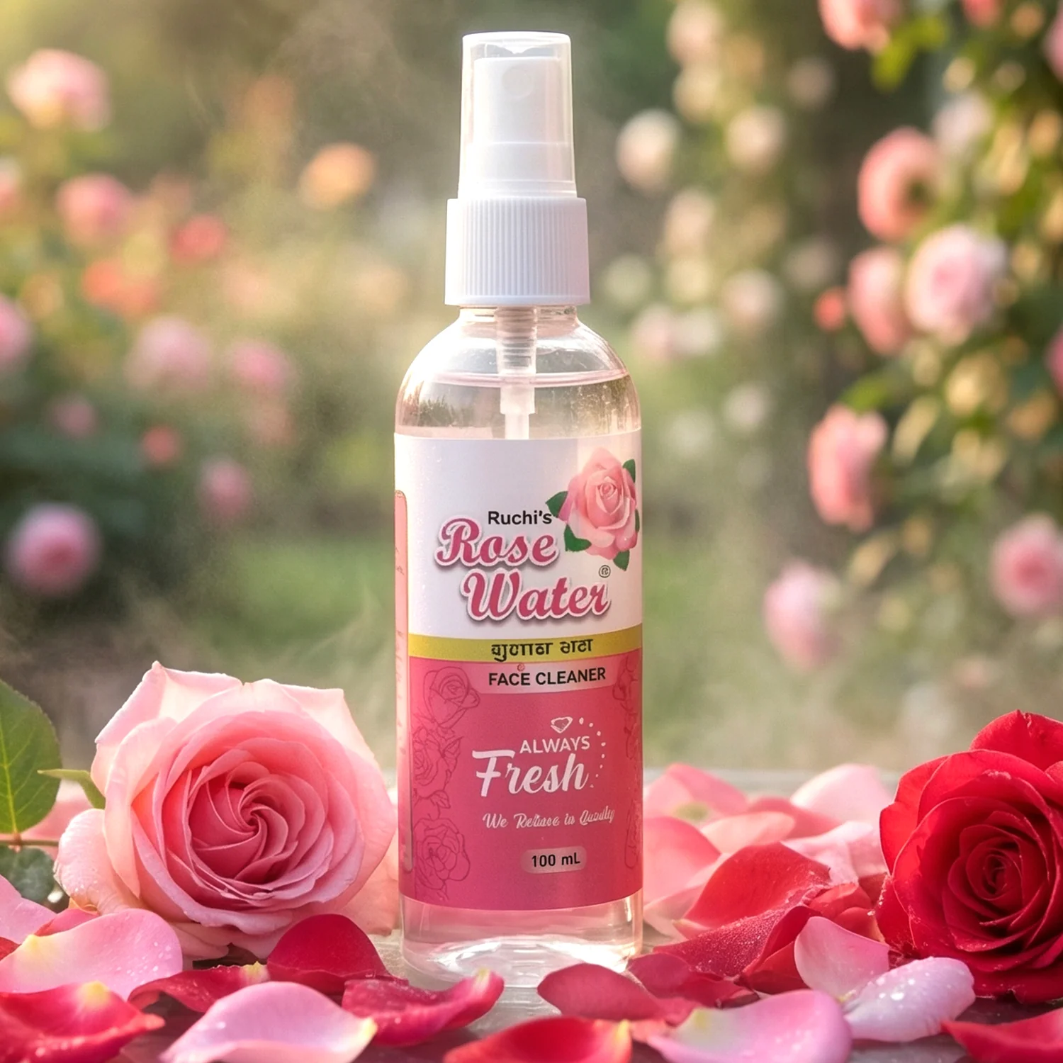 Rose Water Face Mist Spray 100 ML - Image 5