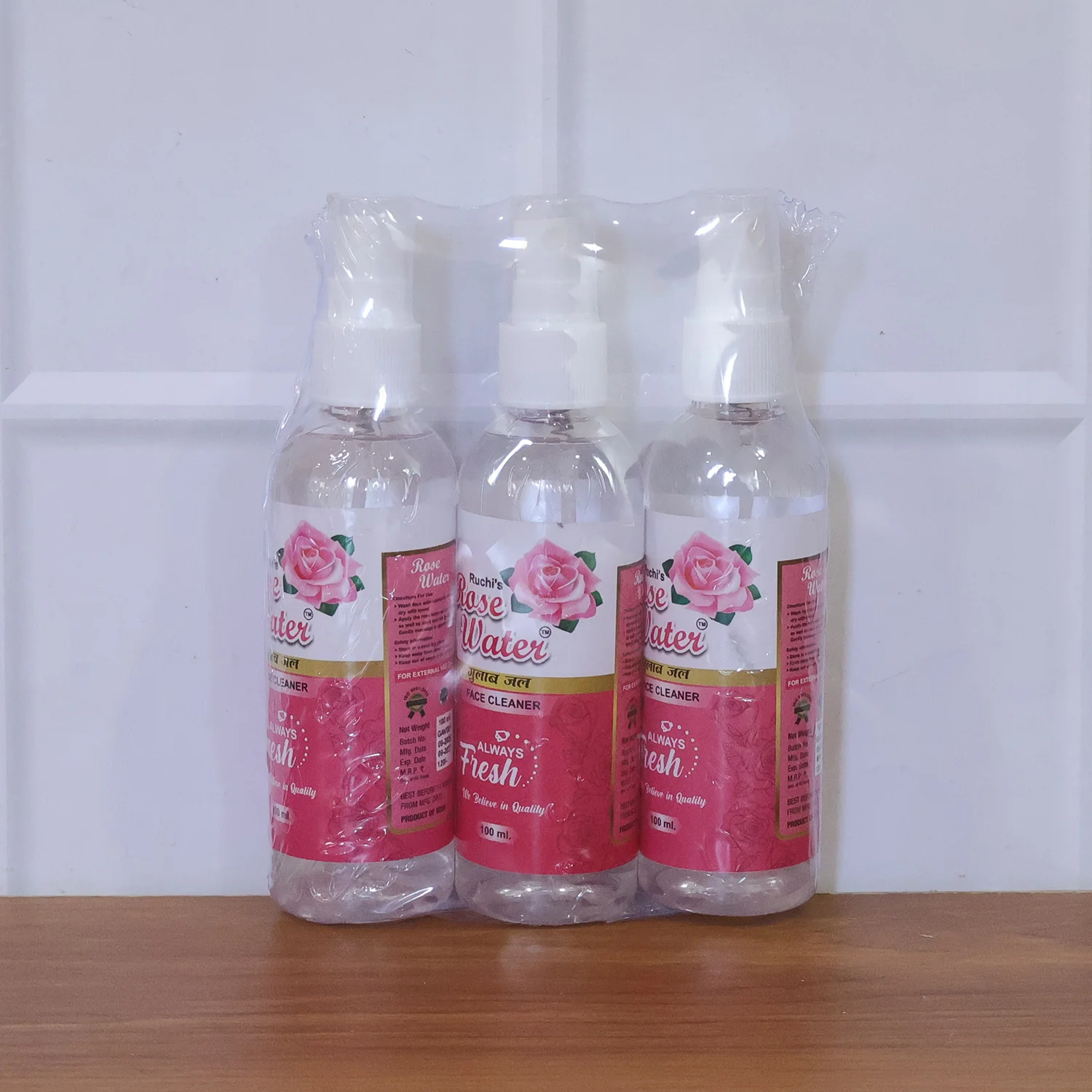 Rose Water Face Spray Set (3 Pc Set, 100 ML Each) - Image 8