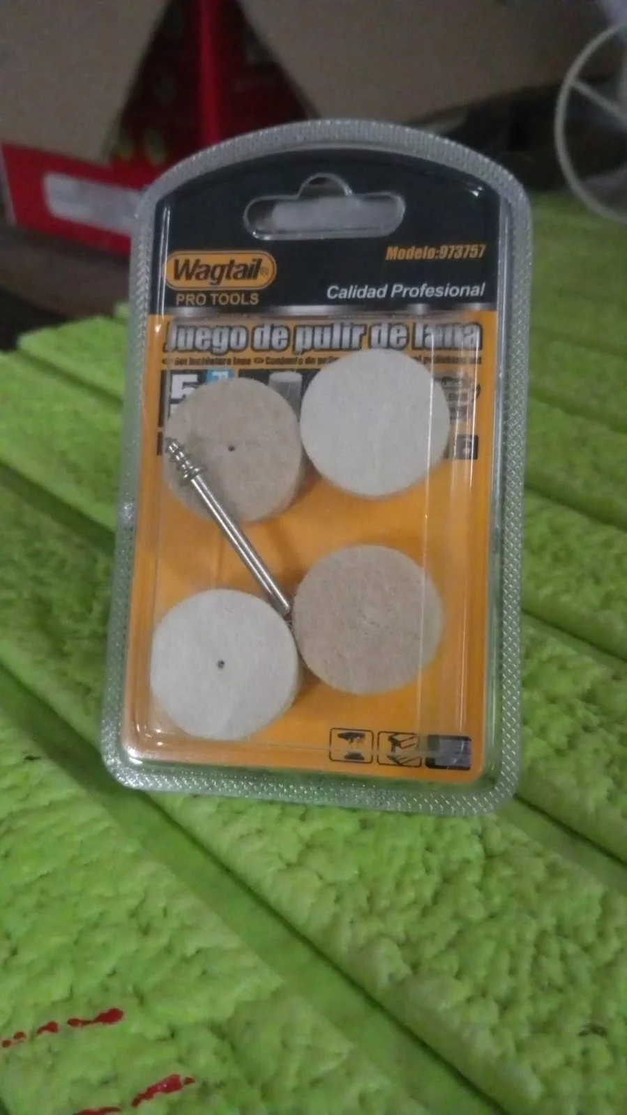Rotary Tool Accessory Wool Felt Polishing Pad Felt (4 Pcs Set) - Image 7