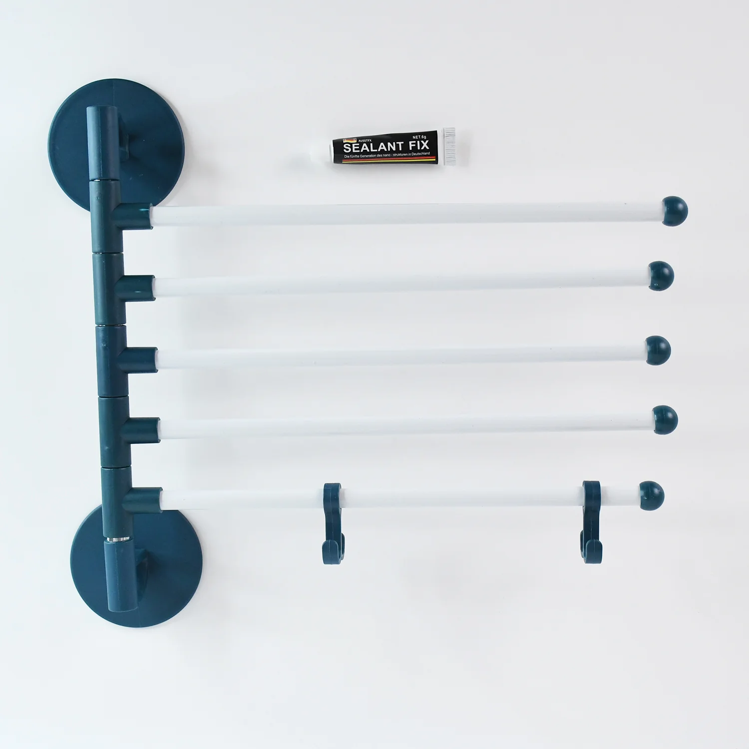 Rotating Bar Wall Mounted Swivel Towel Rack - Image 5