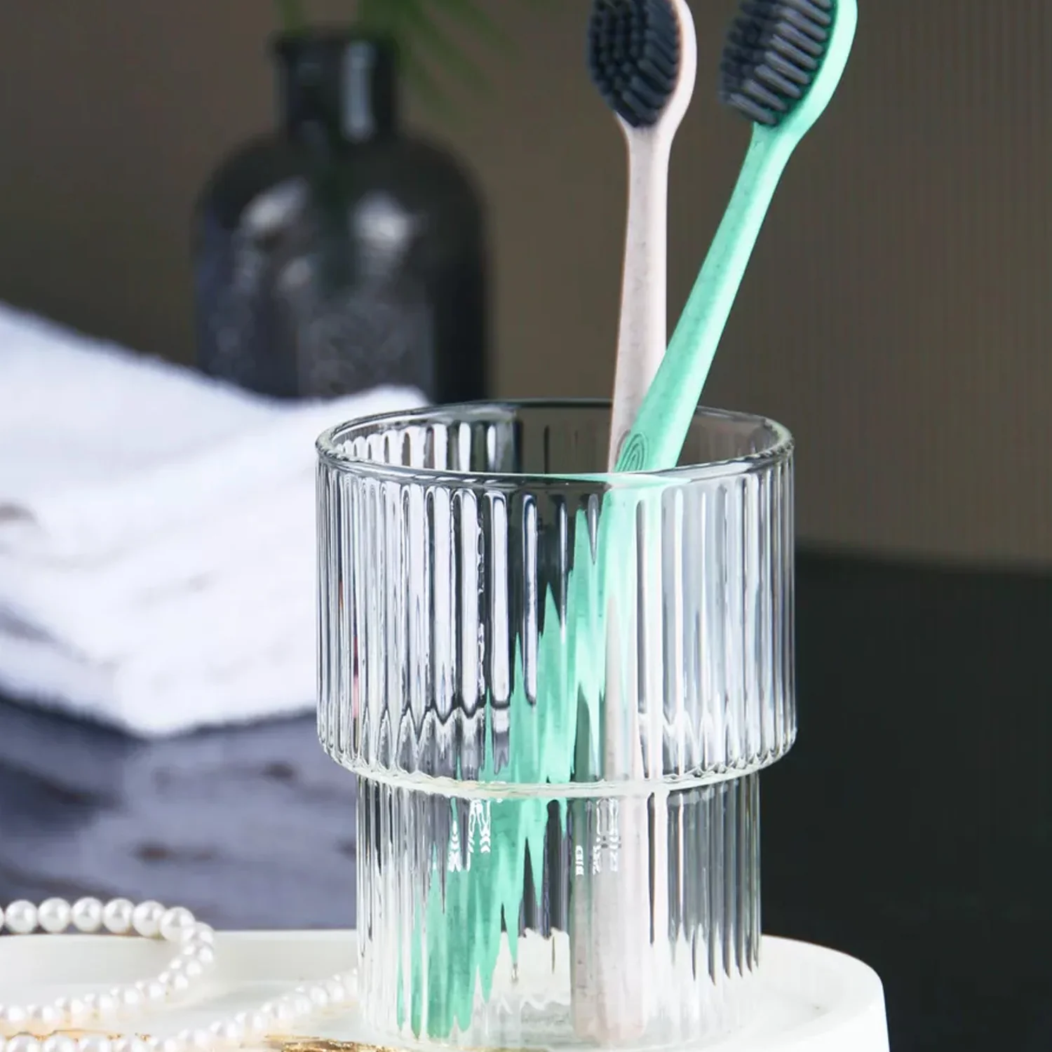 Rotating Bathroom Toothbrush Holder Stand (1 Pc) - Image 4