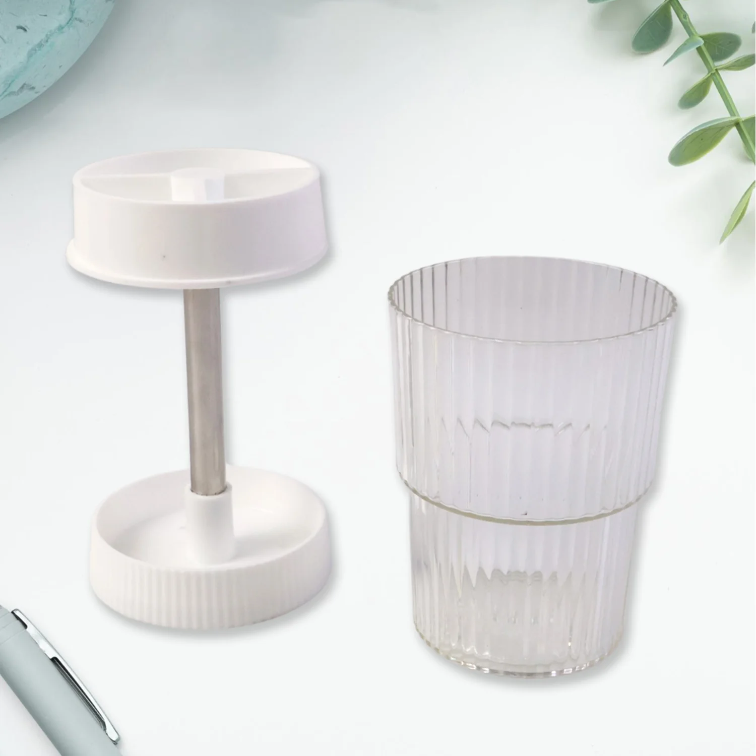 Rotating Bathroom Toothbrush Holder Stand (1 Pc) - Image 7