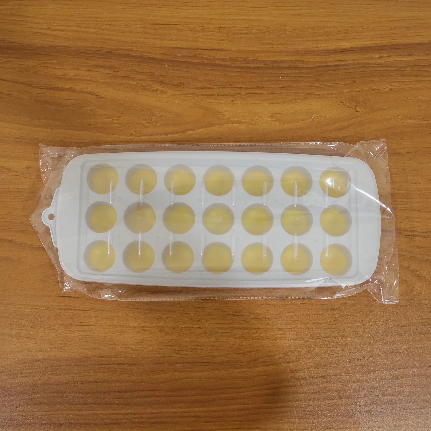 Round Ball Ice Cube Tray with Lid 21 Grid Ice Mold Tray (1 Pc) - Image 8