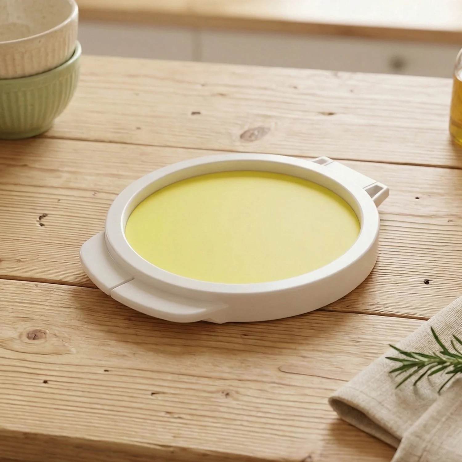 Round Food Saver Storage Container with Lid (1 Pc, 18 x 15 Cm) - Image 3