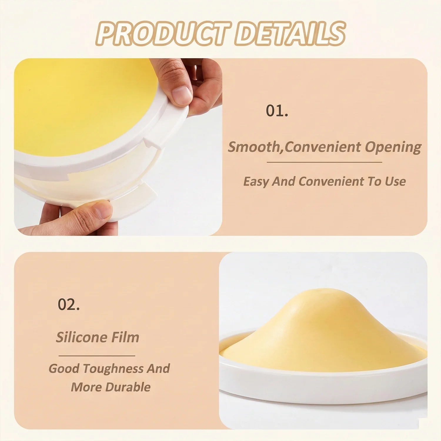 Round Food Saver Storage Container with Lid (1 Pc, 18 x 15 Cm) - Image 8