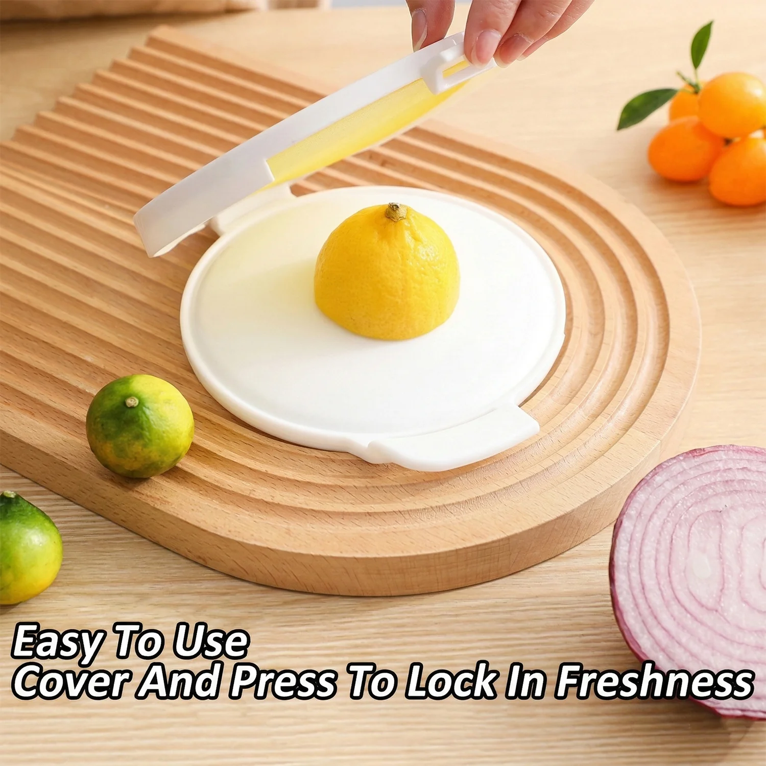 Round Food Saver Storage Container with Lid (1 Pc, 18 x 15 Cm) - Image 9
