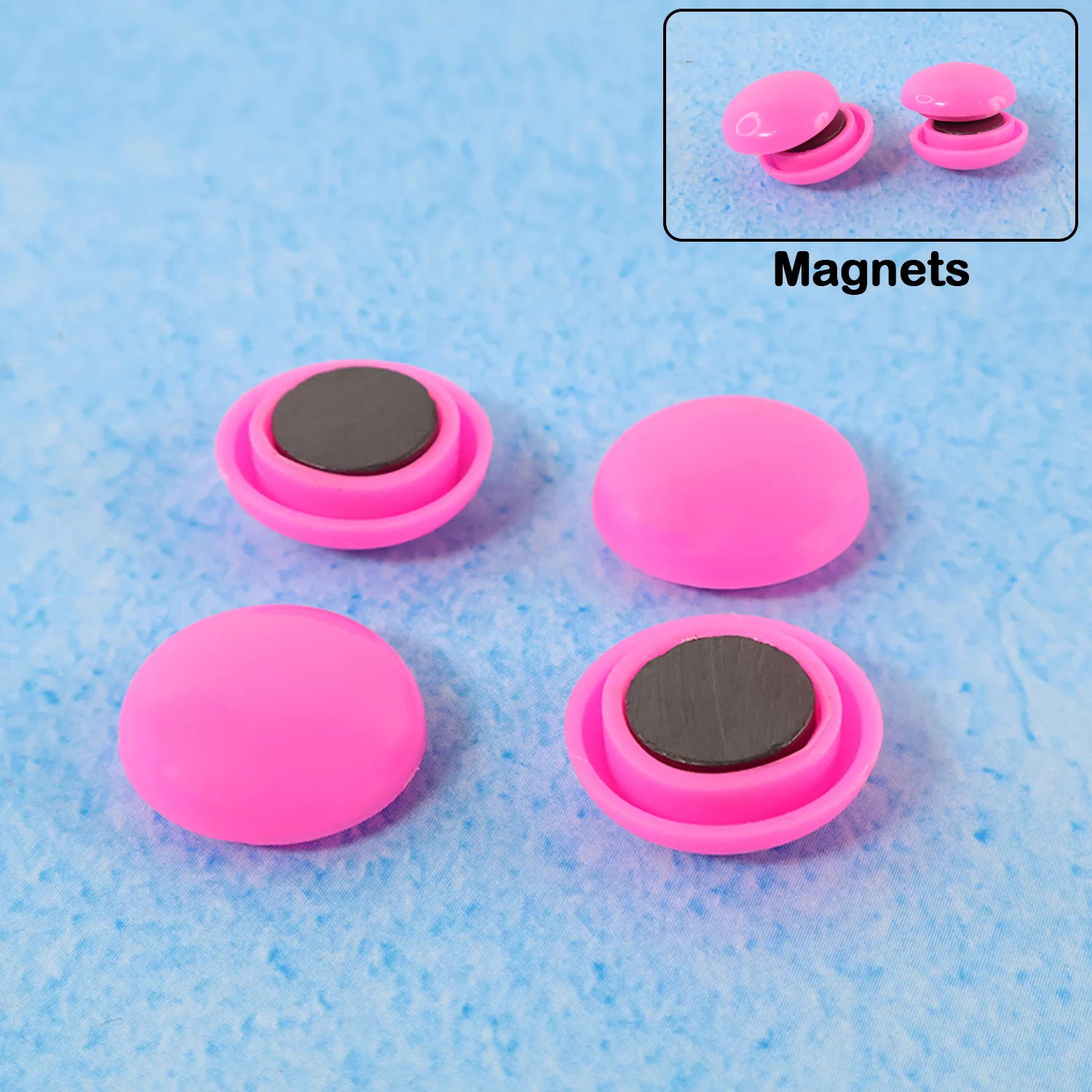 Round Fridge Magnets - (4 Pc / Set) - Image 4