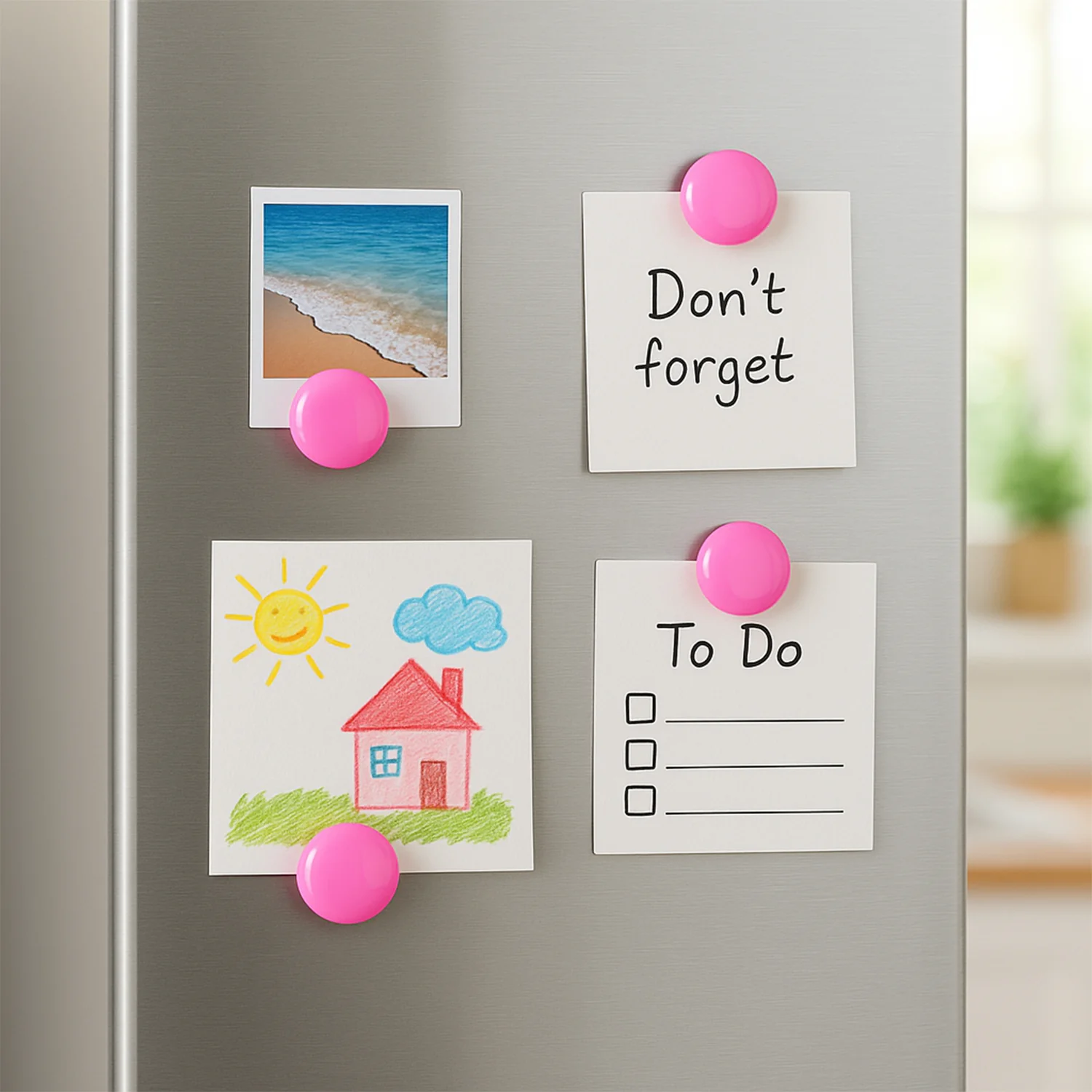 Round Fridge Magnets - (4 Pc / Set) - Image 6