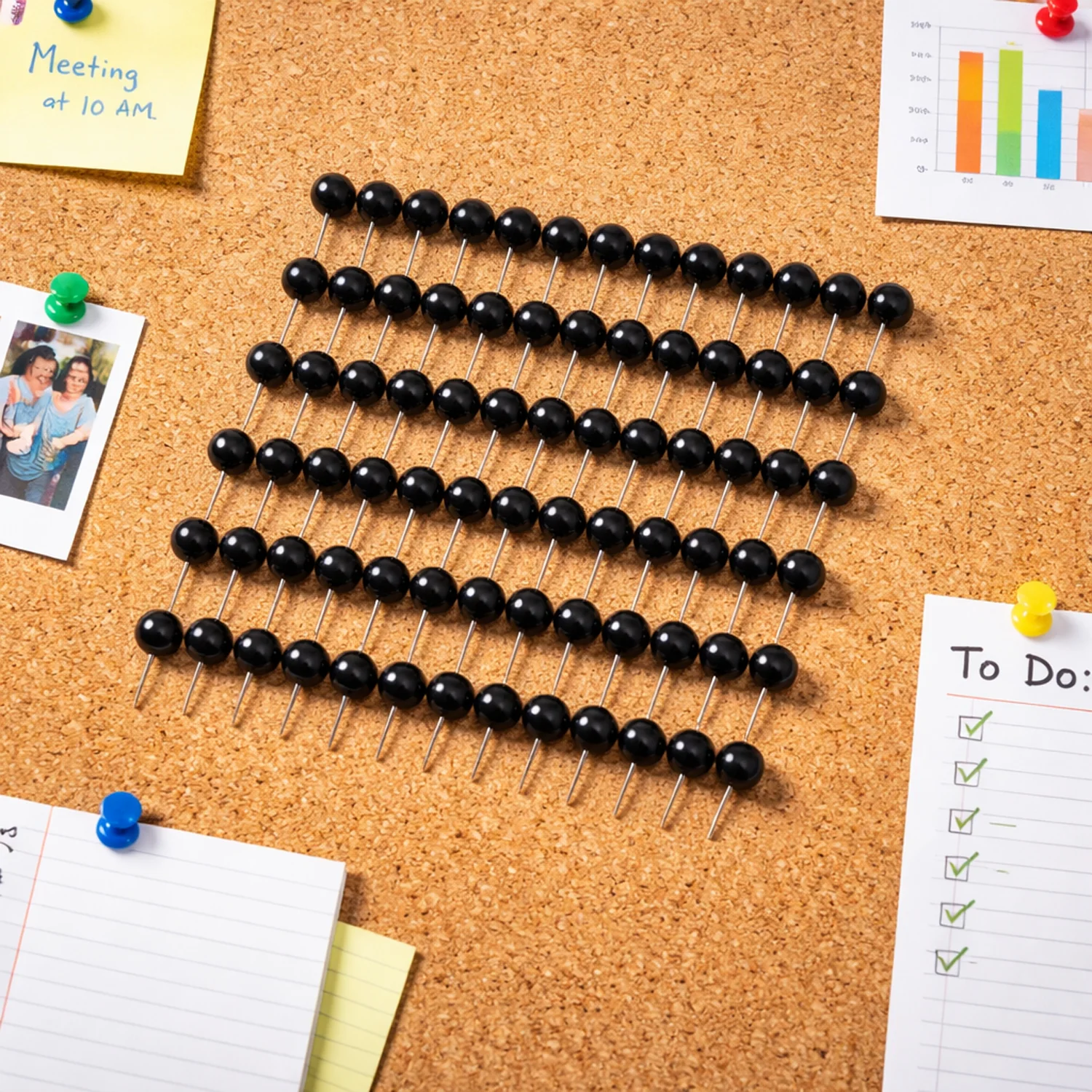 Round Head Push Pins (80 Pc Set) - Image 3