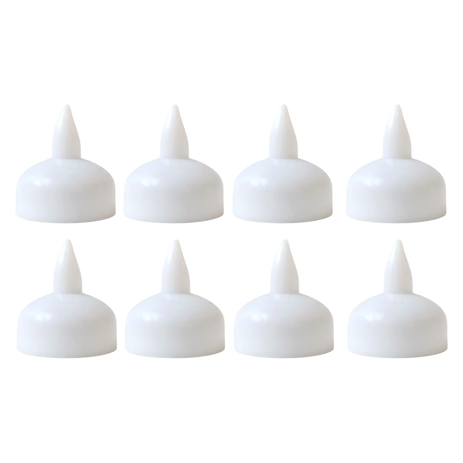 Round LED Flameless Tealight Candles - (8 Pc) - Image 5