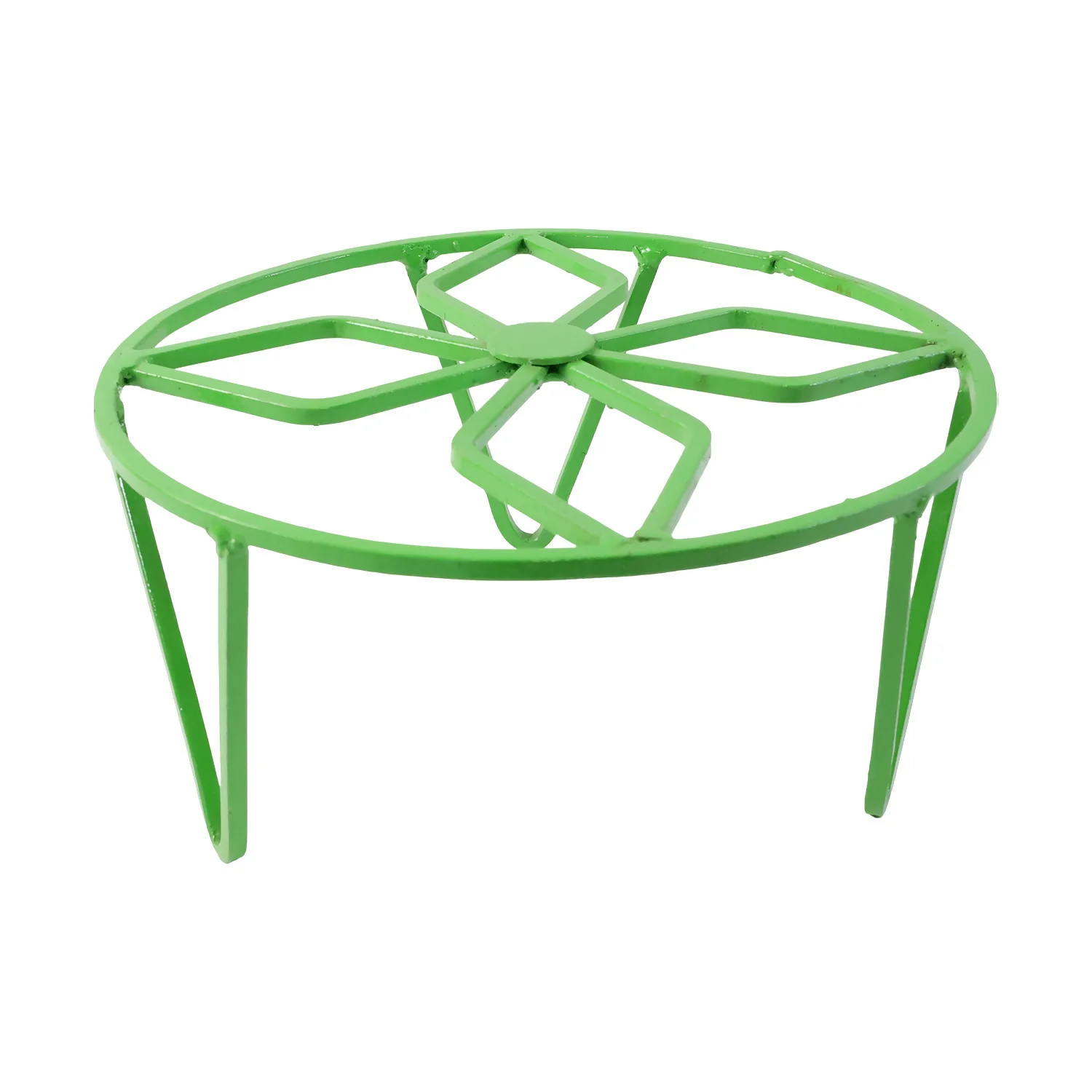 Round Strong Metal Plant Pot Stand for Indoor & Outdoor Garden Use - Image 4