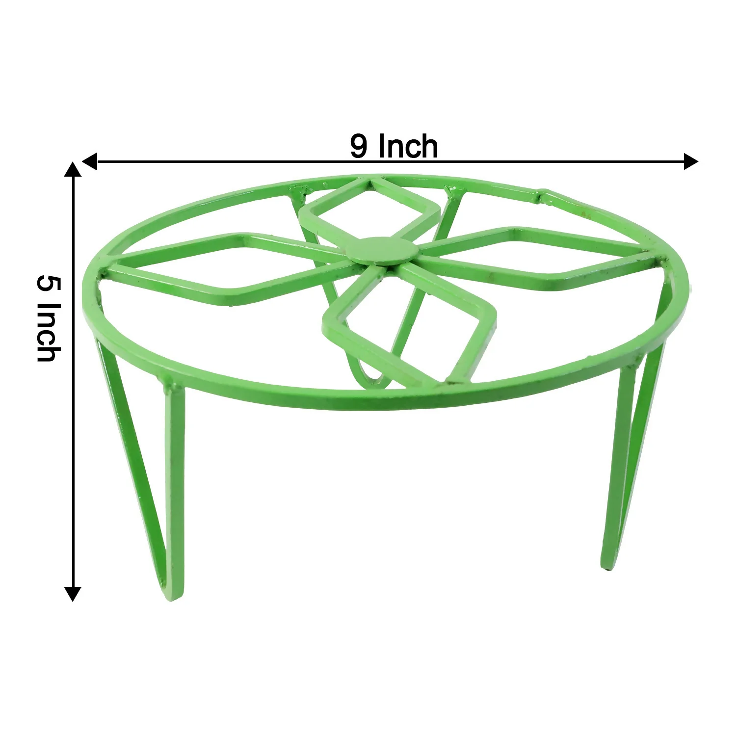 Round Strong Metal Plant Pot Stand for Indoor & Outdoor Garden Use - Image 6