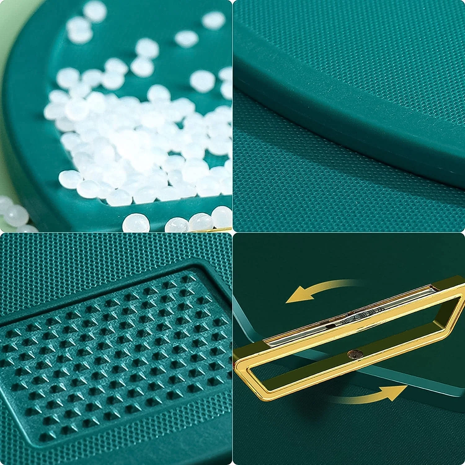 Round Multipurpose 32x32 cm Anti-Slip Cutting Boar (1 Pc) - Image 3
