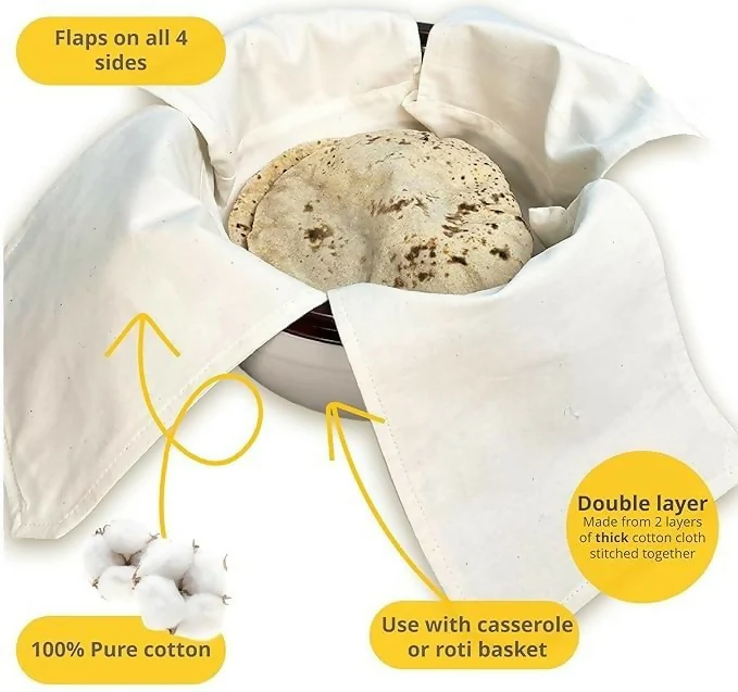Round Roti Cover set of 2 - Image 2