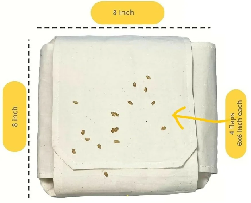 Round Roti Cover set of 2 - Image 4