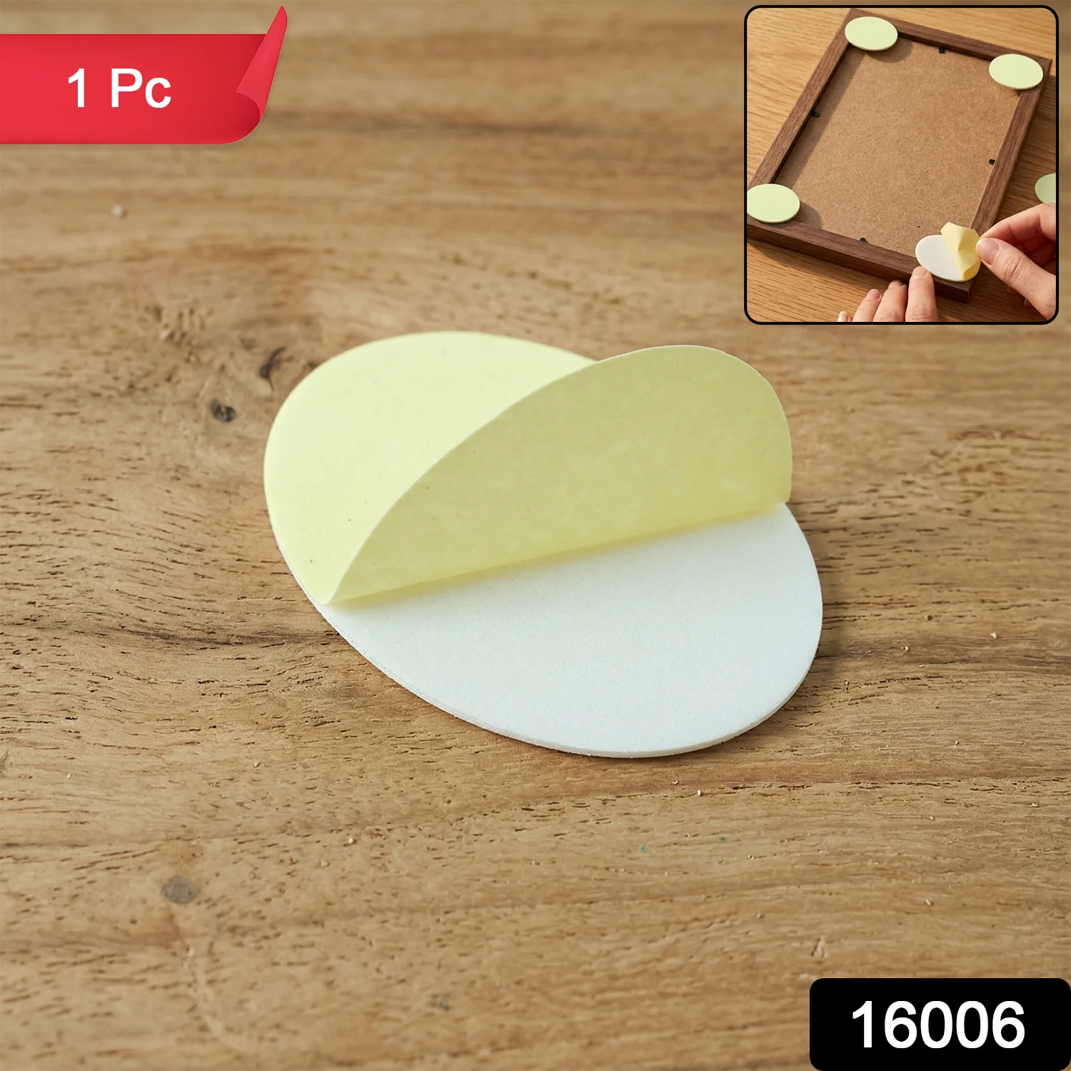 Round Self Adhesive Anti Slip Furniture Pads (1 Pc) - Image 2