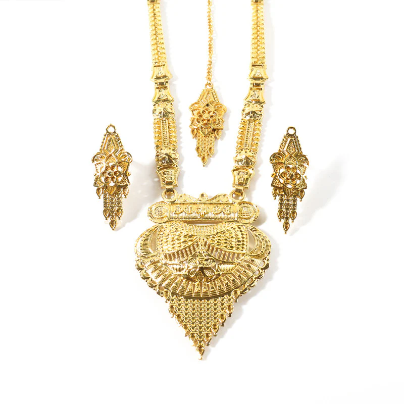 Royal Antique Heritage Necklace Set Temple-Inspired Pendant for Festive & Wedding Looks - Image 5