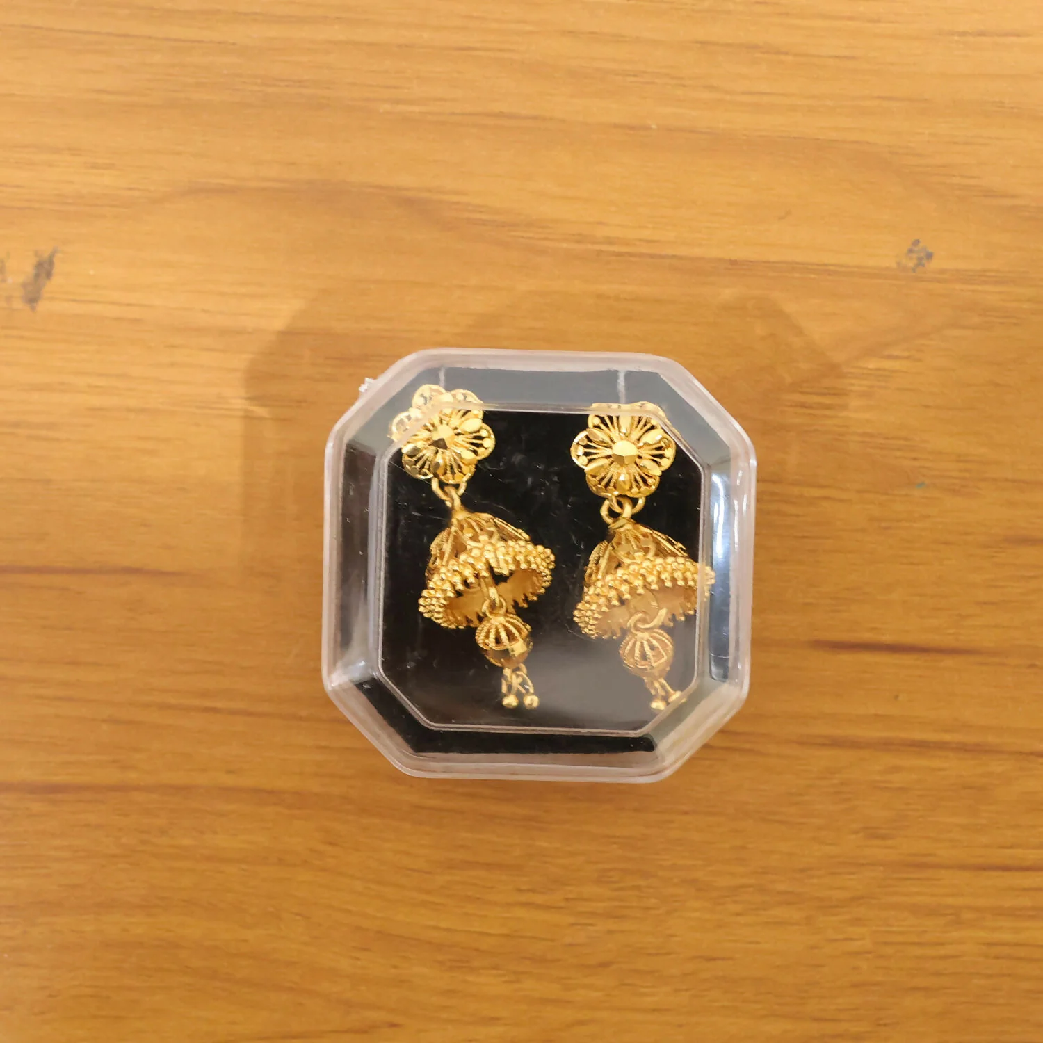 Royal Traditional Gold Jhumka Earrings for Wedding & Party Wear - Image 6