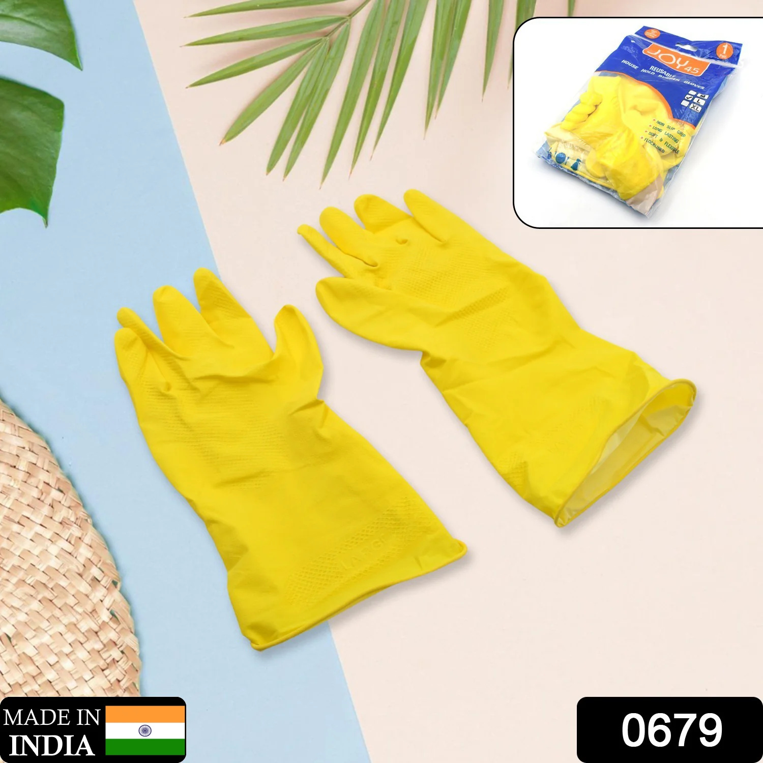 Multipurpose Cleaning Gloves (1 Pair): Kitchen, Bath, & More - Image 2