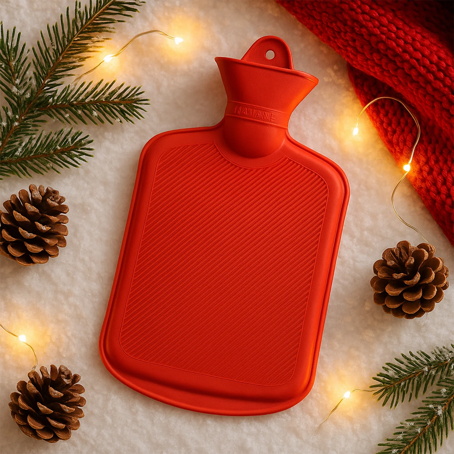 Rubber Hot Water Heating Bag for Pain Relief (Large) - Image 3
