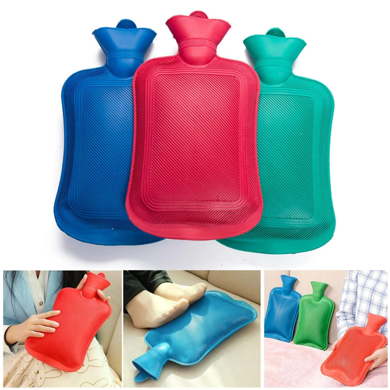 Rubber Hot Water Heating Bag for Pain Relief(Medium) (Copy) - Image 3