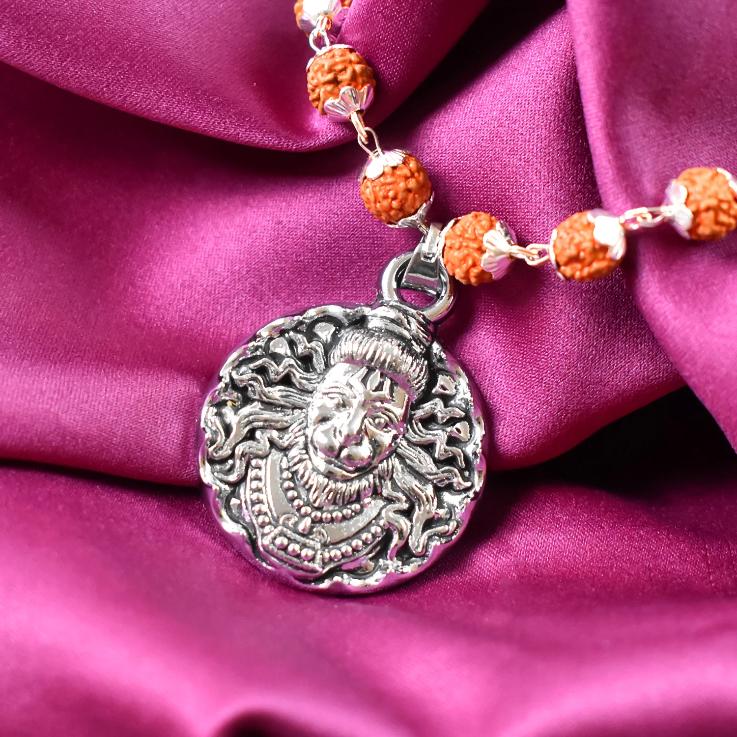 Rudraksha & Hanumanji Pedal Chain A Divine Connection - Image 2