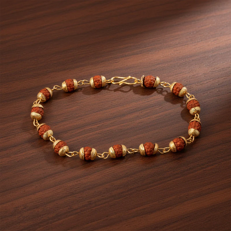 Rudraksha Bead Bracelet for Spiritual Daily Wear - Image 5