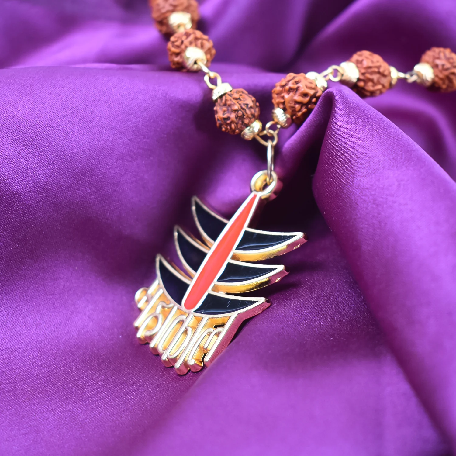 Rudraksha Mala with Pendant: Divine Protection and Spiritual Strength - Image 2