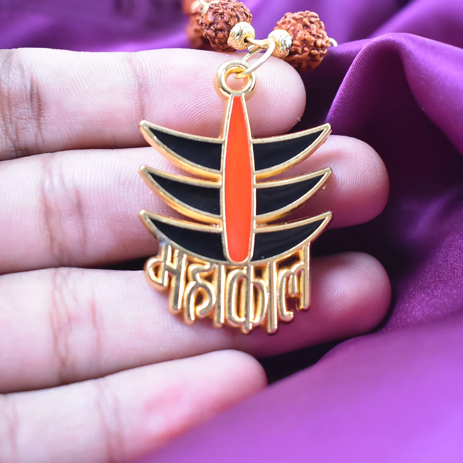Rudraksha Mala with Pendant: Divine Protection and Spiritual Strength - Image 4