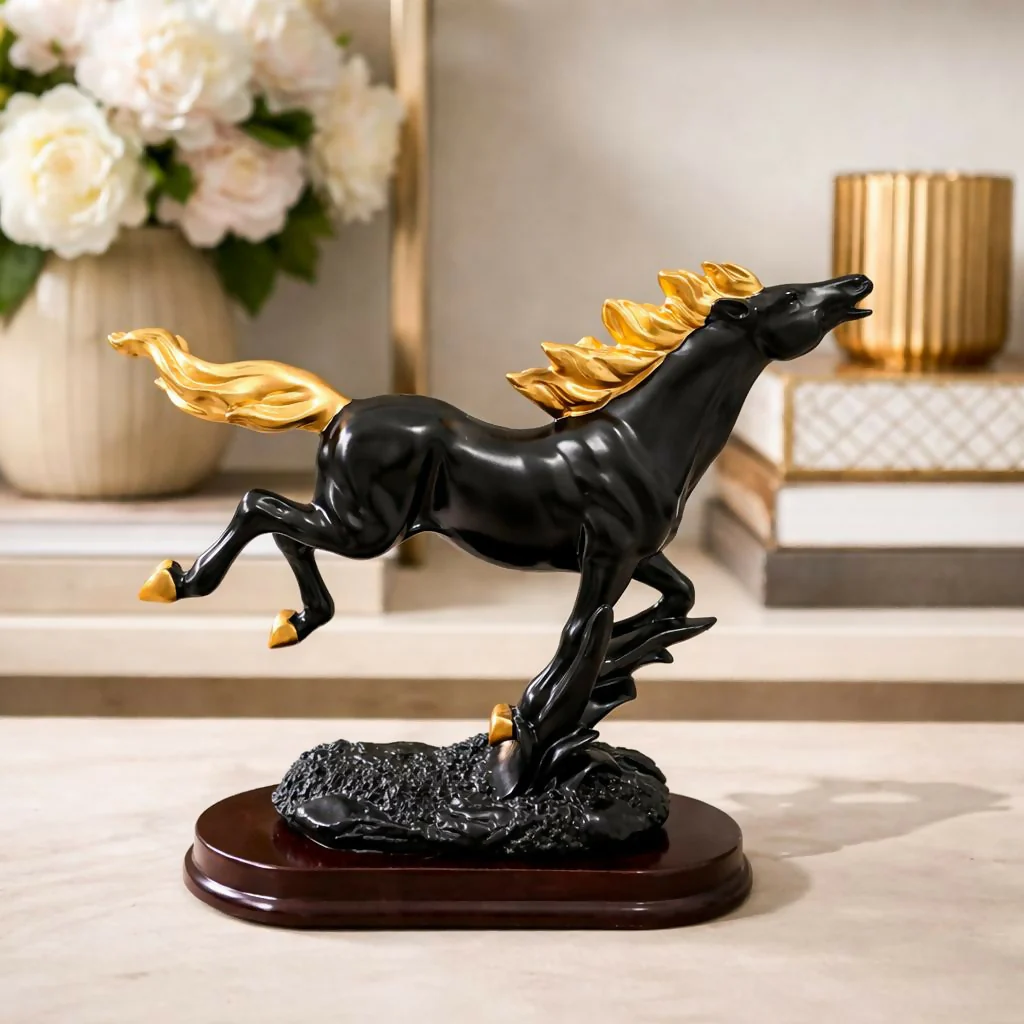Running Horse Showpiece Statue for Home Decor Tabletop - Image 2