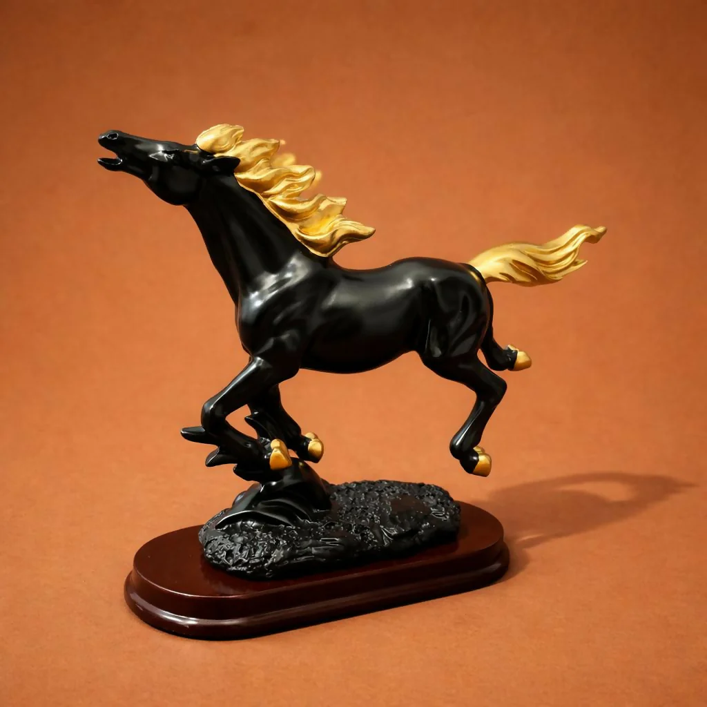 Running Horse Showpiece Statue for Home Decor Tabletop - Image 3